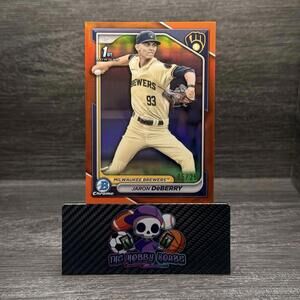 2024 Bowman Draft Chrome Orange Refractor /25 Jaron DeBerry #BDC-6